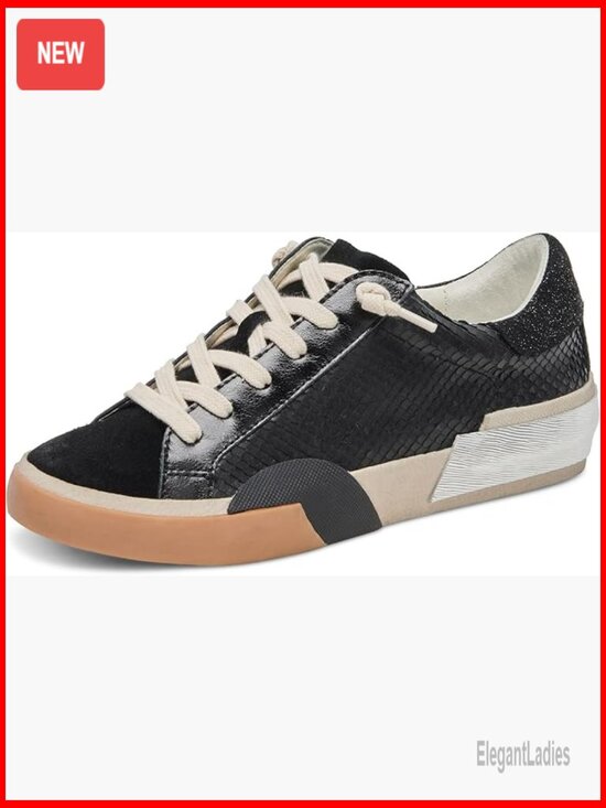 Shoes - Women's Slip-On Sneakers with Textile Lining and Rubber Outsole